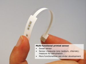 Multifunctional printed sensor